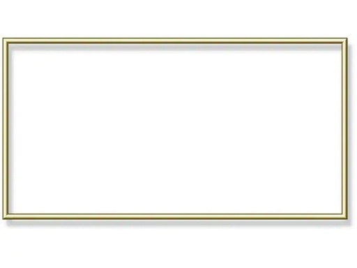 [90246731 1424787] Schipper Zubehör Alurahmen Gold 40 x 80 cm