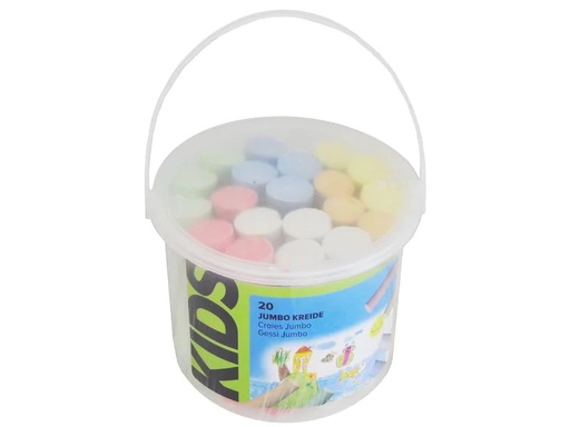 [90042870 879938] Office Strassenmalkreide Jumbo 20 Stück, Mehrfarbig