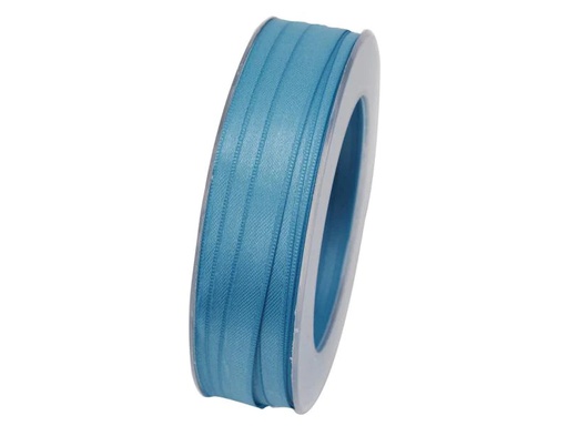 [90042970 640908] GOLDINA Satinband 10 mm x 25 m, Türkis, 1 Stück