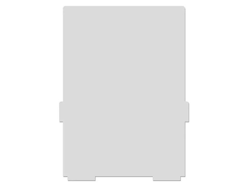 [90246911 1392244] Styro Karteibox Schwenkplatten A4 hoch, Grau, 2 Stück