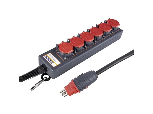 [90247187 1419905] STEFFEN Industrie-Steckerleiste Professional 6x T25 IP55, 5 m