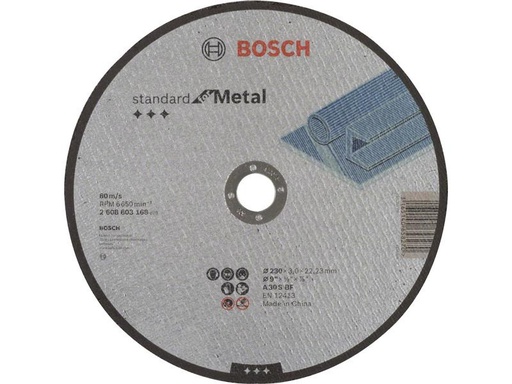 [90247226 1338439] Bosch Professional Trennscheibe gerade Standard for Metal, 230 x 3 mm