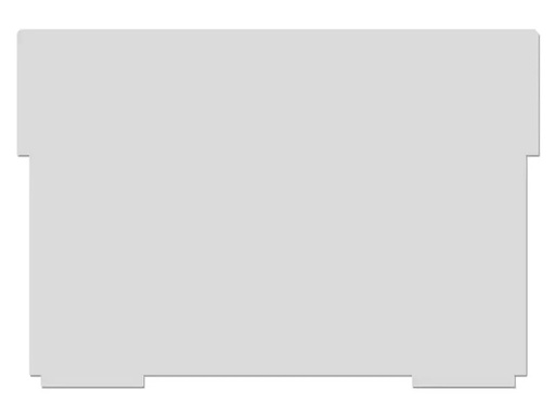 [90247231 1392239] Styro Karteibox Schwenkplatten A4 quer, Grau, 2 Stück