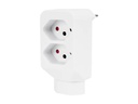 STEFFEN Mehrfachadapter 2 + 1x T13, Weiss