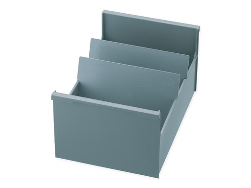 [90247337 1392243] Styro Karteibox quer A5, Grau