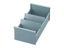 Styro Karteibox quer A6, Grau