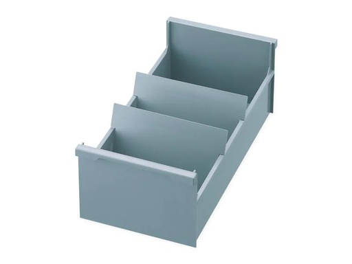 [90247415 1392268] Styro Karteibox quer A6, Grau