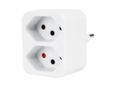 STEFFEN Mehrfachadapter 2x T13, Weiss