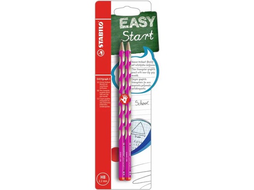 [90043086 1103422] STABILO Bleistift EASYgraph S für Rechtshänder, Pink