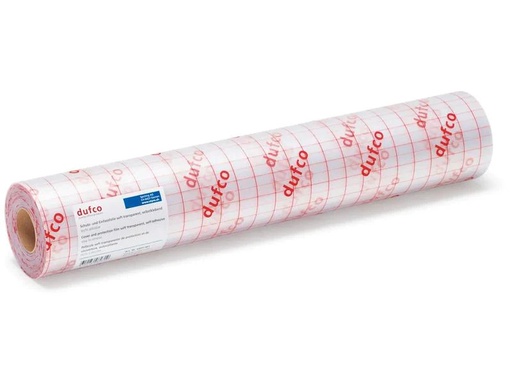 [90247555 1392233] dufco Einbandfolie non permanent 40 x 2500 cm, Transparent