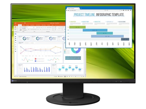 [90043127 1068768] EIZO Monitor EV2360-Swiss Edition Schwarz