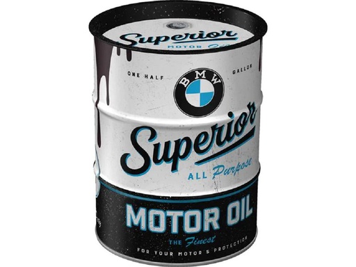 [90247672 1425464] Nostalgic Art Spardose BMW Superior Schriftzug