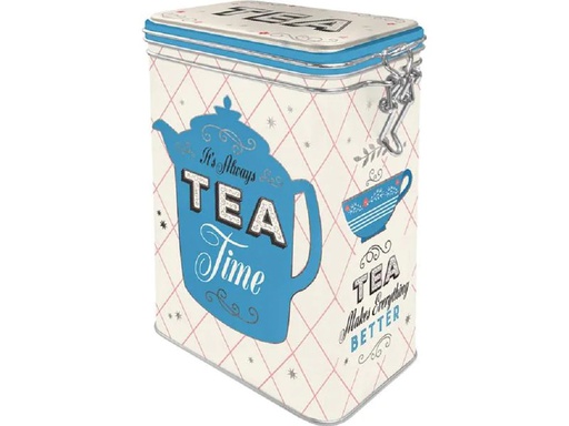 [90247782 1425491] Nostalgic Art Vorratsdose Tea Home &amp; Country 1.3 l, Blau/Weiss