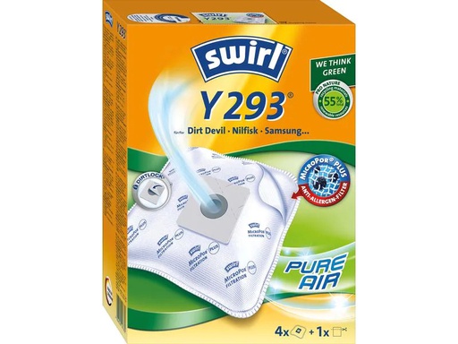 [90043169 280546] Swirl Staubfilterbeutel Y 293 4 Stück
