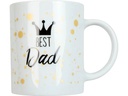 Könitz Kaffeetasse Best Dad 300 ml, 1 Stück, Weiss