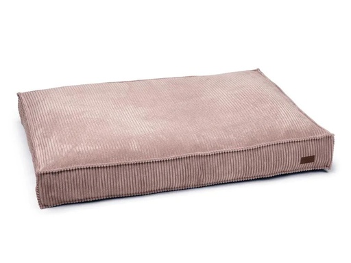 [90247927 1425800] Designed by Lotte Hunde-Bett Ribbed Rosa 120x80x15cm