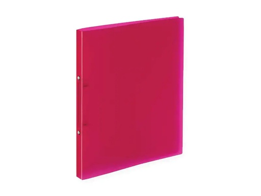 [90247955 1402252] Kolma Ringbuch Easy Soft Ø 2.1 cm, Rosa/Transparent