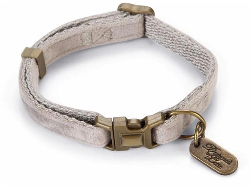 [90247987 1425803] Designed by Lotte Katzenhalsband Velura Grau