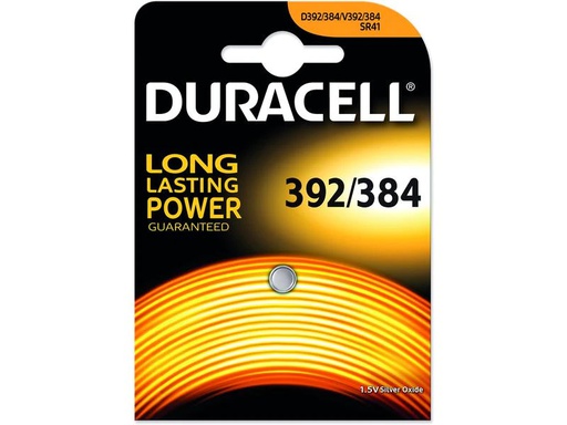 [90248081 1412568] Duracell Knopfzelle Silberoxid 392 / 384 1 Stück