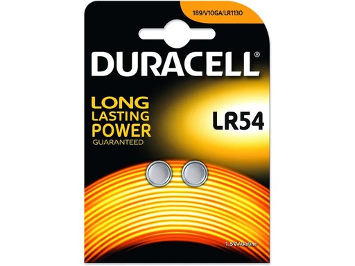 [90248128 1412562] Duracell Knopfzelle Alkaline LR54 2 Stück