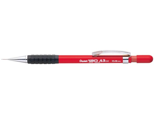 [90248268 1401780] pentel Minenbleistift 120 0.3 mm, Rot