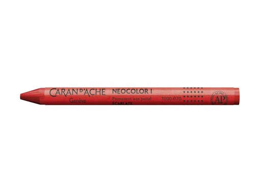 [90248301 1389267] Caran d'Ache Wachsmalstifte Neocolor 1 wasserfest Scharlachrot