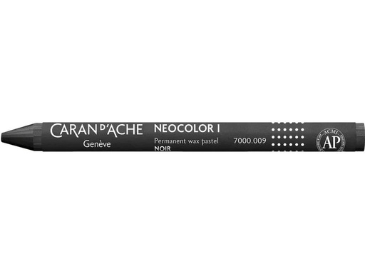 [90248304 1389258] Caran d'Ache Wachsmalstifte Neocolor 1 wasserfest Schwarz