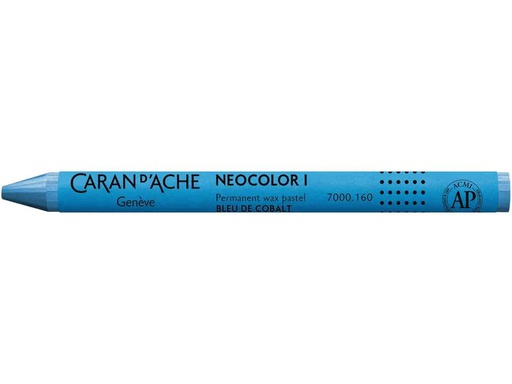 [90248351 1389276] Caran d'Ache Wachsmalstifte Neocolor 1 wasserfest Kobaltblau