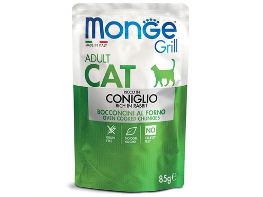 [90248355 1429785] Monge Nassfutter Grill Adult, Kaninchen, 85 g