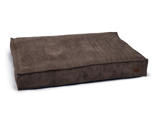 [90248365 1425797] Designed by Lotte Hunde-Bett Ribbed Braun 120x80x15cm