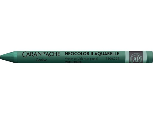 [90248392 1389314] Caran d'Ache Wachsmalstifte Neocolor 2 wasservermalbar Dunkelgrün