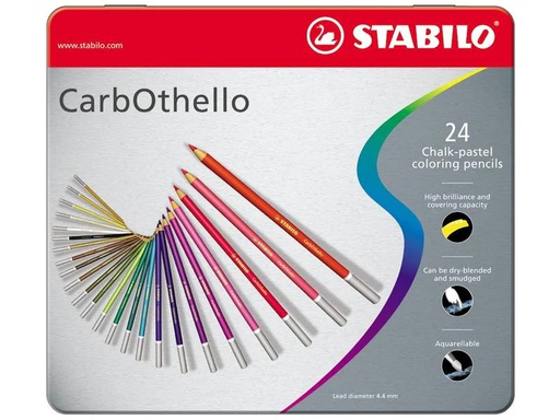 [90043372 1103455] STABILO Farbstifte CarbOthello, 24 Stück