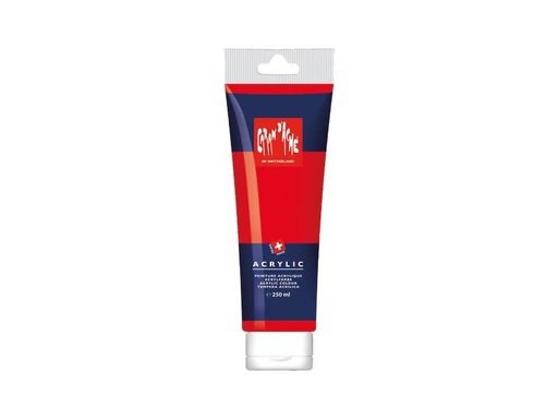 [90248418 1389200] Caran d'Ache Acrylfarbe 250 ml, Zinnoberrot