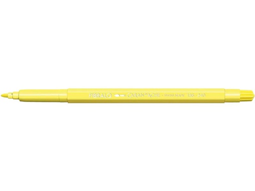 [90248488 1389154] Caran d'Ache Filzstift Fibralo 1 Stück, Zitronengelb
