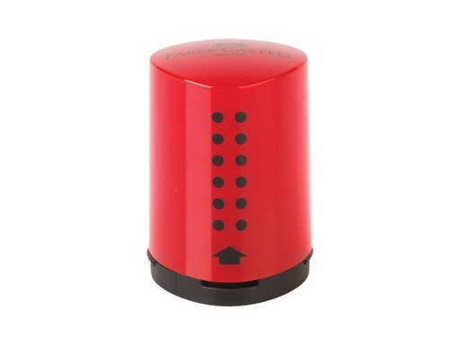 [90248490 1403112] Faber-Castell Spitzer Grip 2001 Mini 10 Stück, Blau und Rot
