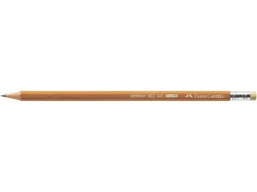 [90248491 1403005] Faber-Castell Bleistift Natural 1117 HB, Braun
