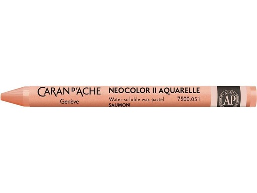 [90248504 1389293] Caran d'Ache Wachsmalstifte Neocolor 2 wasservermalbar Lachsrot
