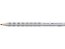 Faber-Castell Bleistift Jumbo Grip 2001 B, Silber