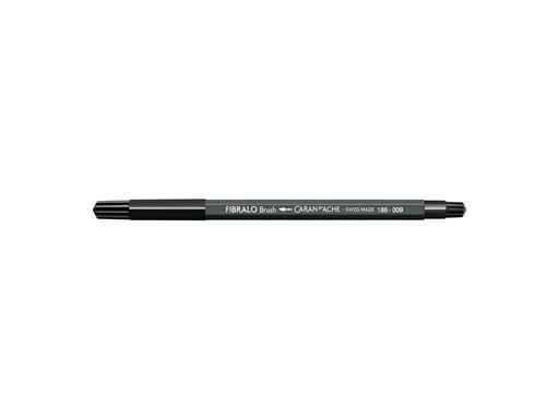 [90248549 1389156] Caran d'Ache Filzstift Fibralo Brush 1 Stück, Schwarz