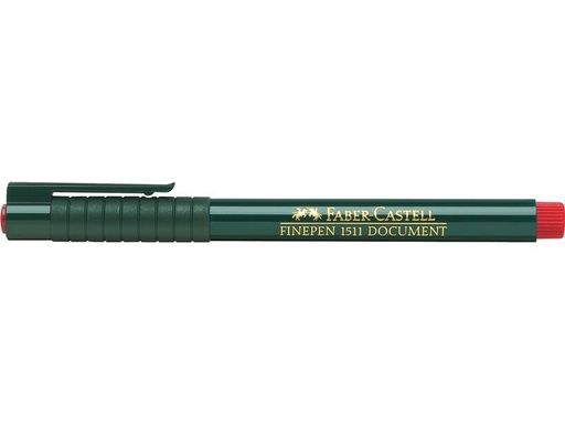 [90248600 1403078] Faber-Castell Fineliner Finepen 1511 0.4 mm, Rot