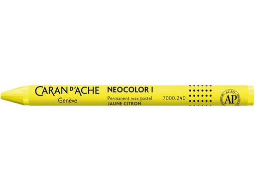[90248626 1389282] Caran d'Ache Wachsmalstifte Neocolor 1 wasserfest Zitronengelb