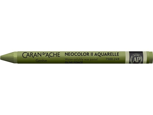 [90248634 1389319] Caran d'Ache Wachsmalstifte Neocolor 2 wasservermalbar Oliv