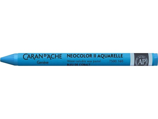 [90248650 1389307] Caran d'Ache Wachsmalstifte Neocolor 2 wasservermalbar Kobaltblau
