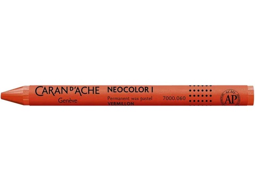 [90248673 1389265] Caran d'Ache Wachsmalstifte Neocolor 1 wasserfest Zinnoberrot