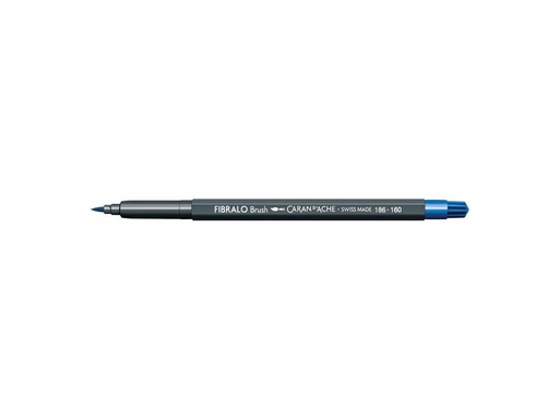 [90248743 1389163] Caran d'Ache Filzstift Fibralo Brush Kobaltblau, 1 Stück