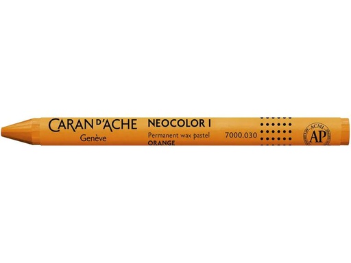 [90248756 1389260] Caran d'Ache Wachsmalstifte Neocolor 1 wasserfest Orange