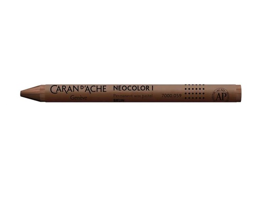[90248761 1389264] Caran d'Ache Wachsmalstifte Neocolor 1 wasserfest Braun