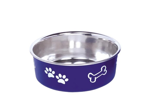 [90248888 1426627] Nobby Edelstahlnapf Fusion S, 0.5 l, Blau