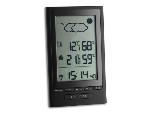[90248906 1423019] TFA Dostmann Wetterstation Modus Plus, Schwarz