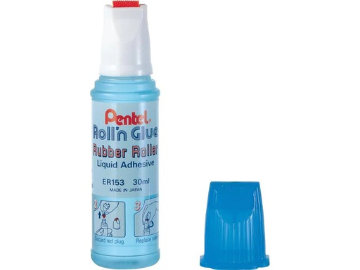 [90248974 1401806] pentel Kleberoller Rolln Glue 30 ml, Transparent